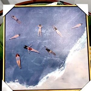“Swimming” canvas art from Target by Threshold